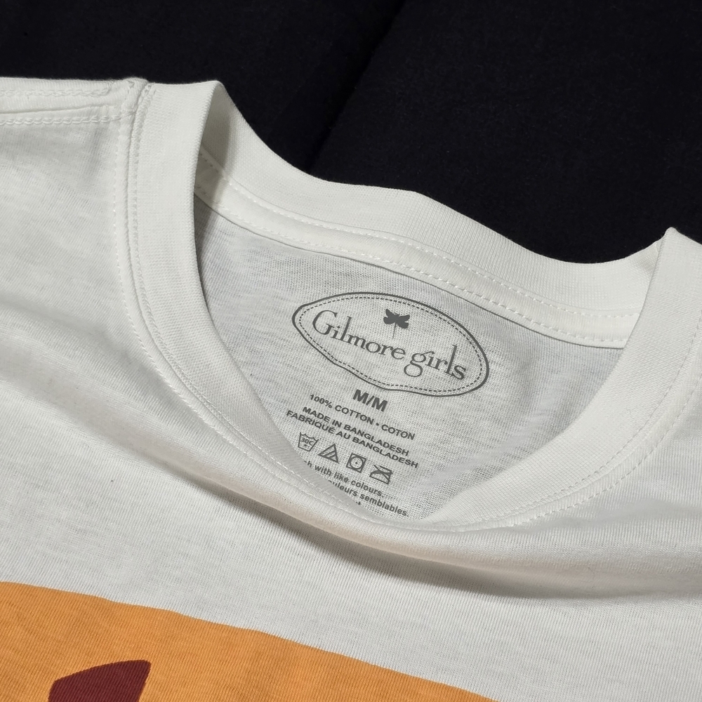 Gilmore Girls White Tee with Orange Graphic, MED - Picture 6 of 6